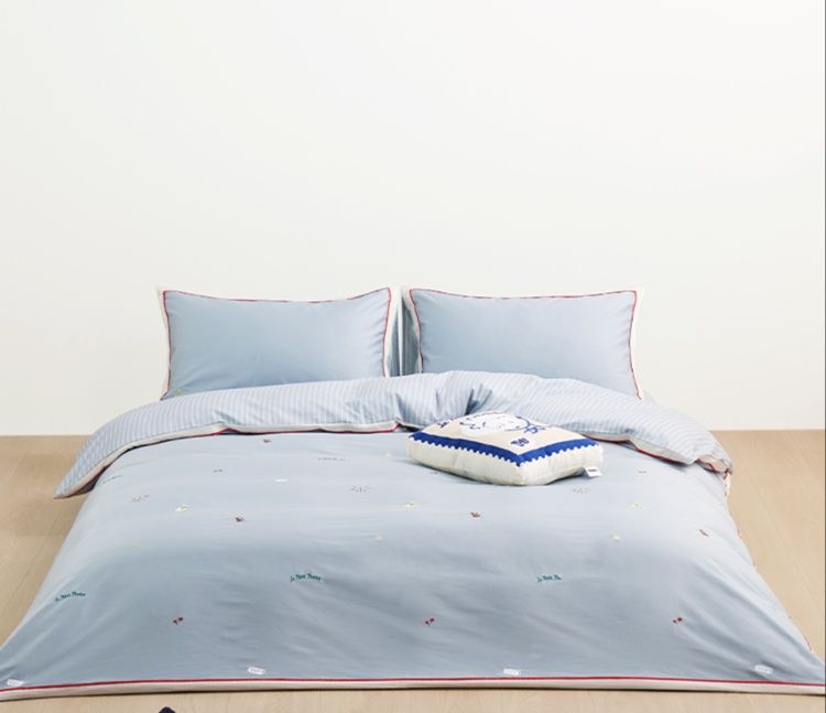 布団カバー セット 優雅な眠り刺繍入り寝具セット