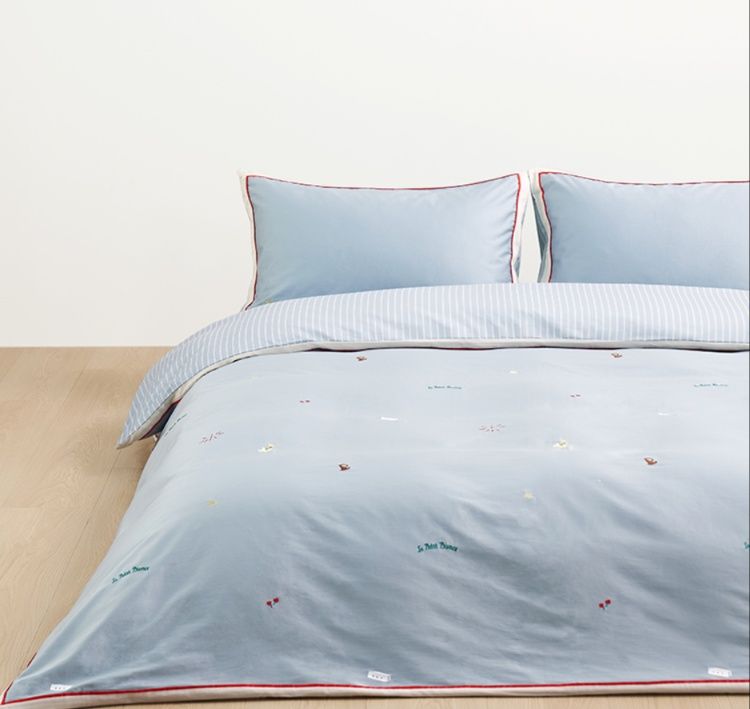 布団カバー セット 優雅な眠り刺繍入り寝具セット