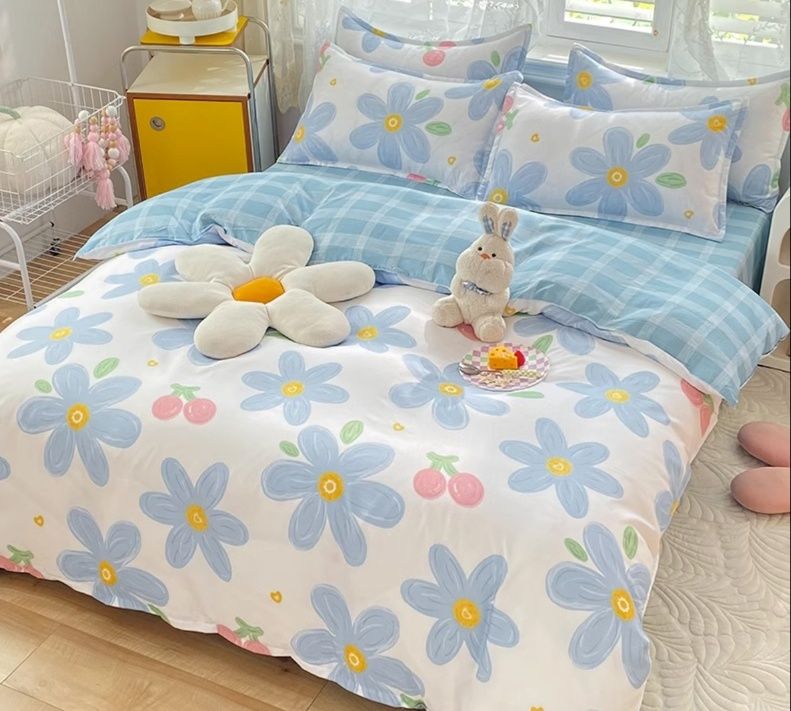 布団カバー シーツ 花咲きやわらか寝具セット