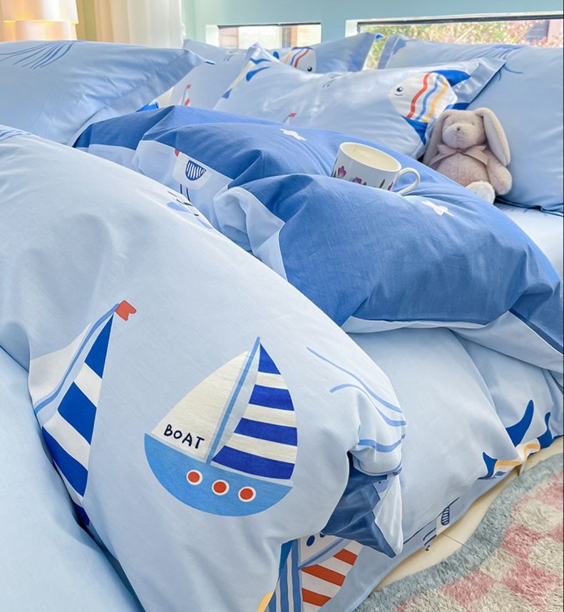 布団カバー セット 海の夢 綿素材寝具セット