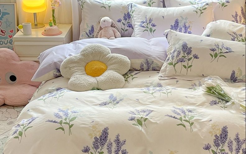 布団カバー セット 優雅な草花模様 布団カバーセット