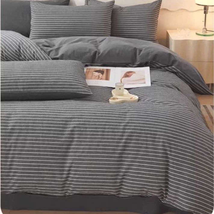 布団カバー 睡眠美学 ストライプ寝具セット