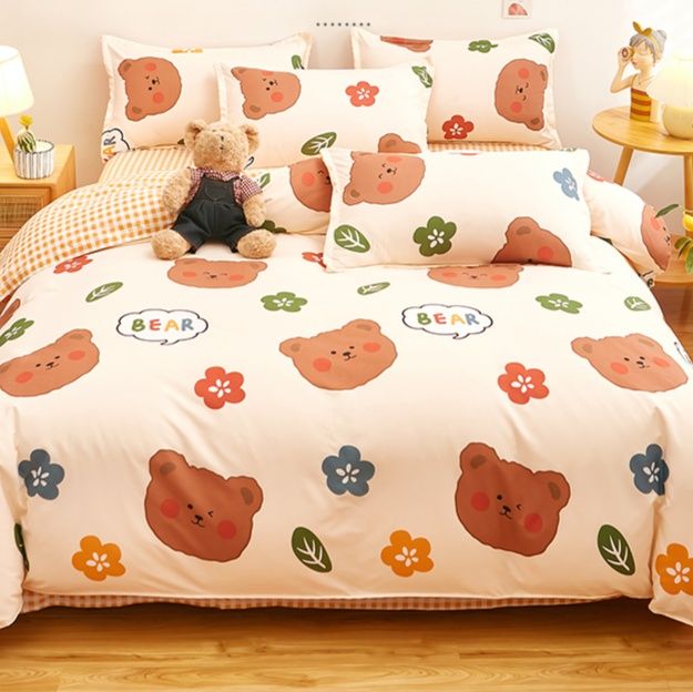 布団カバー ふわもこ動物模様寝具セット
