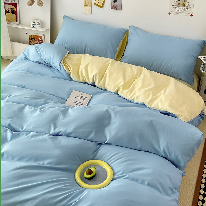 布団カバー セット やわらか二色使い