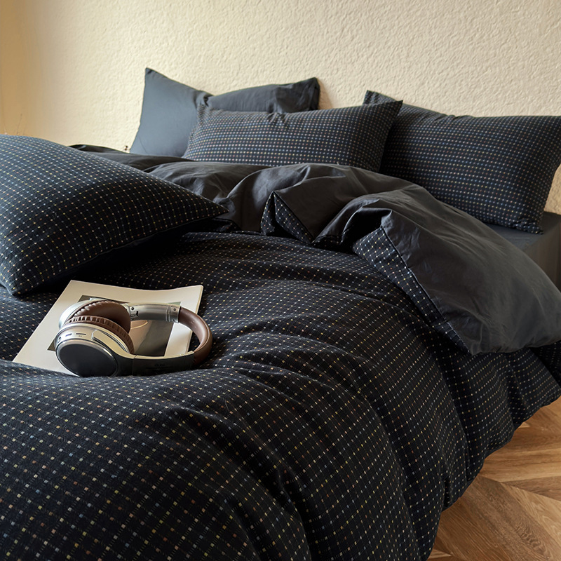 布団カバー セット 高級純綿小紋柄布団カバーセット