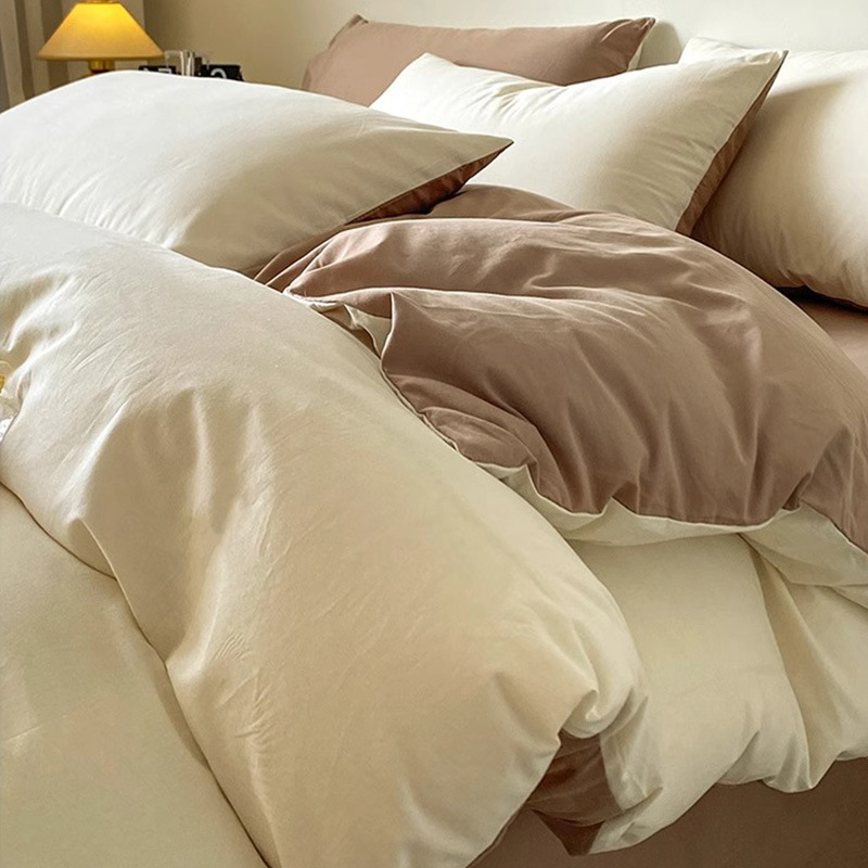 布団カバー 掛布団 至福の眠りバイカラー掛布団カバー