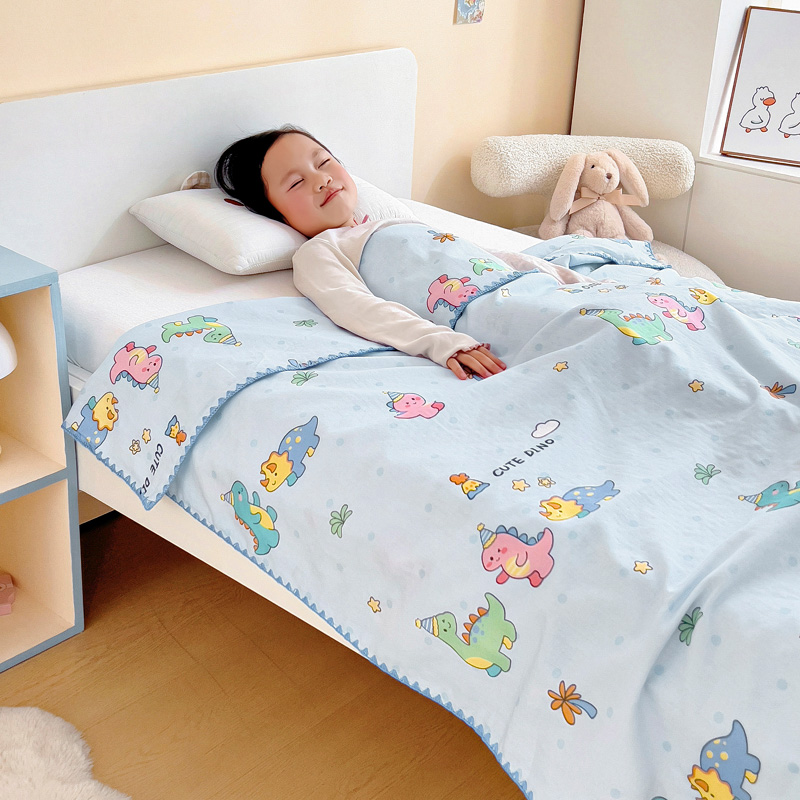 ベビー布団 可愛い恐竜柄キッズ用掛布団