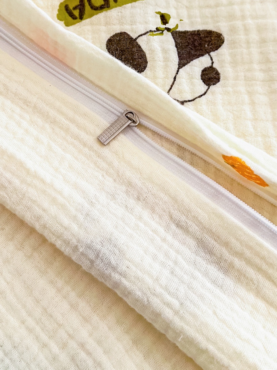 ベビー布団 掛けカバー パンダとお花