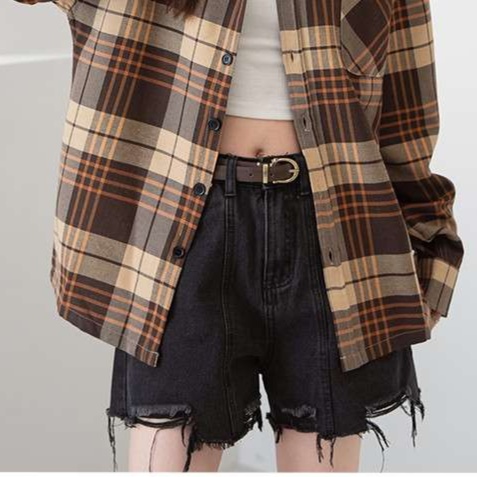 チェック柄シャツ オーバーサイズ チェック柄 シャツ 