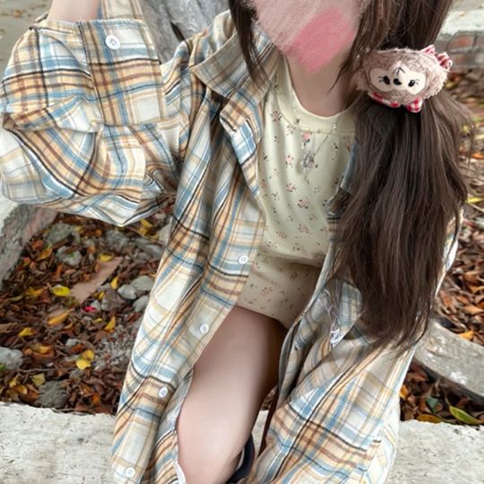 柄シャツ 柄シャツ クラシックチェックオーバーシャツ