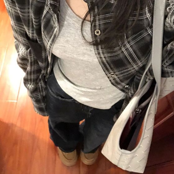 柄シャツ 柄シャツ 格子模様くつろぎシャツ