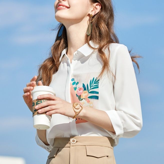 柄シャツ 柄シャツ トロピカルフラワー ポケットシャツ
