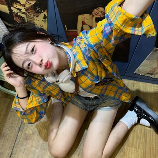 柄シャツ 柄シャツ クラシカルタータンチェックシャツ