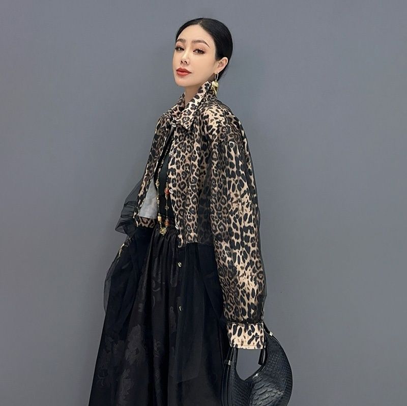 柄シャツ 魅惑のワイルドショートジャケット