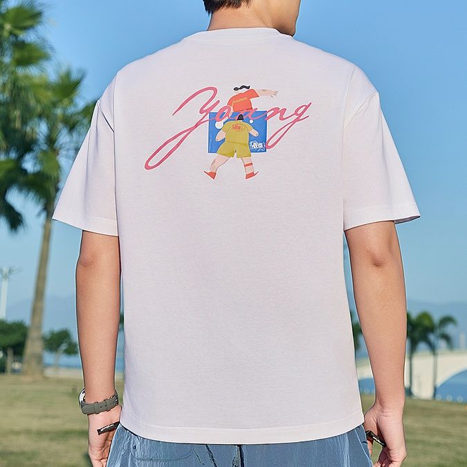 柄シャツ スポーツイラスト柄シャツ