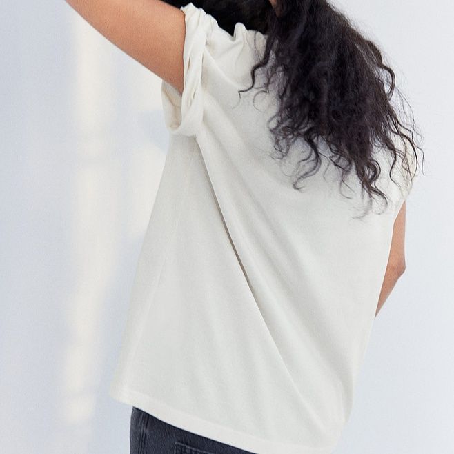 柄シャツ 文字入り カレッジ風 ゆるシルエット シャツ