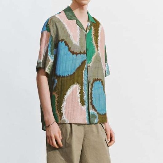 柄シャツ アーバンアートシャツ