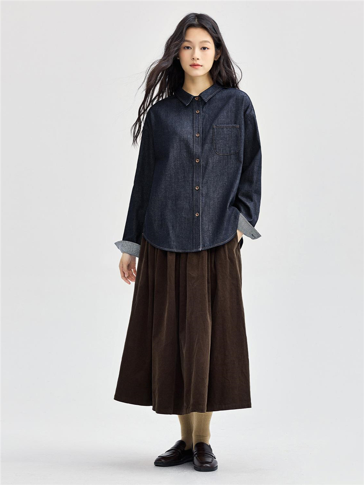 柄シャツ 柄シャツ ブルー　シャツ