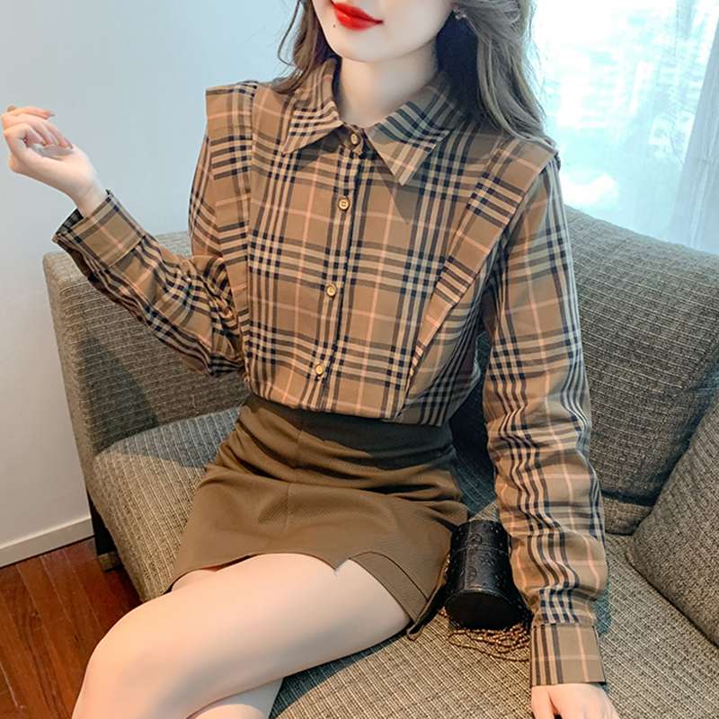 チェック柄シャツ　クラシカルチェックスタンダード柄シャツ