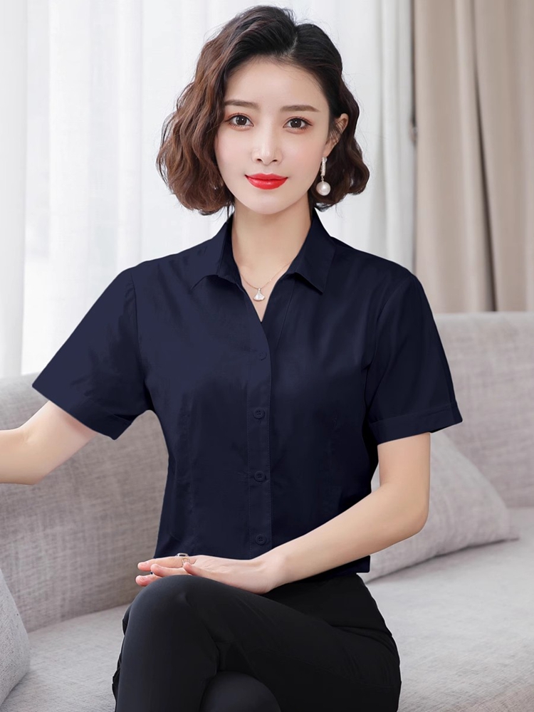 柄シャツ シンプル上質ベーシックシャツ