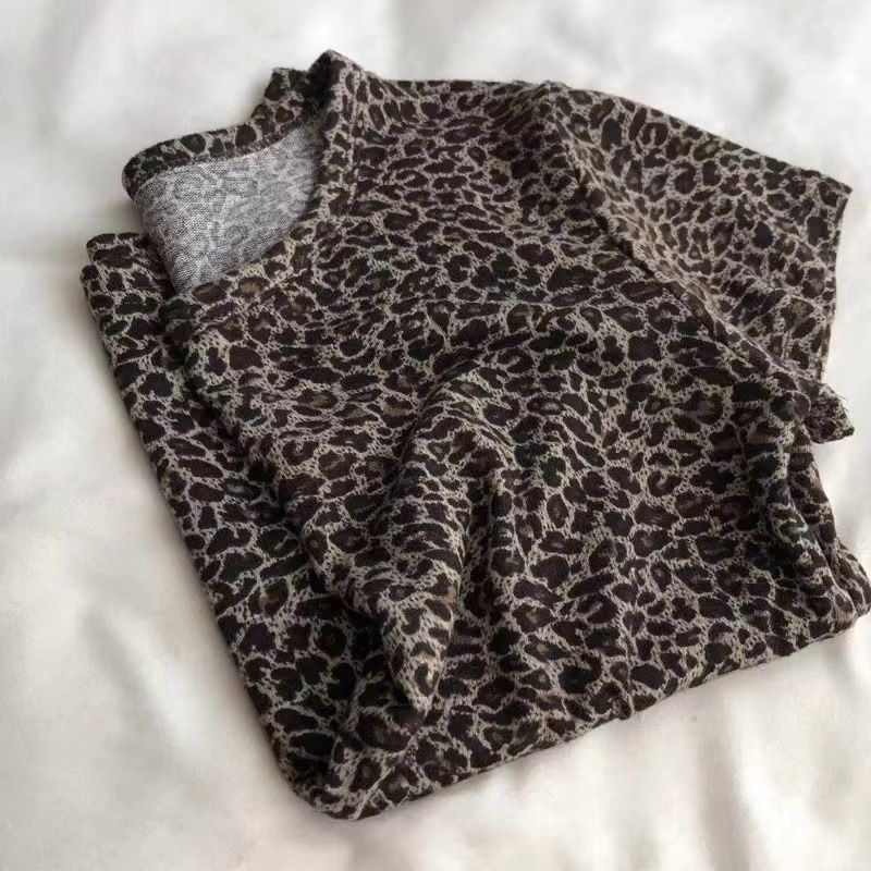 柄シャツ 大自然の息吹 ヒョウ柄シャツ