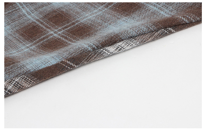 男女兼用チェック柄シャツ春秋カジュアル新作