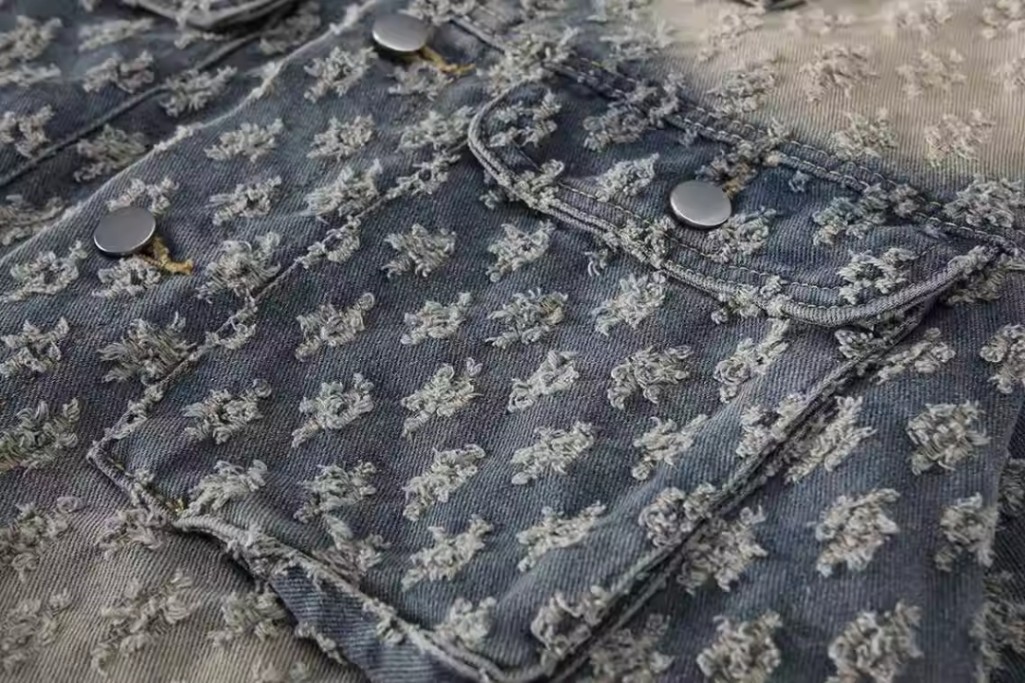 柄シャツ ペイズリー総柄ミリタリーワークジャケットシャツ