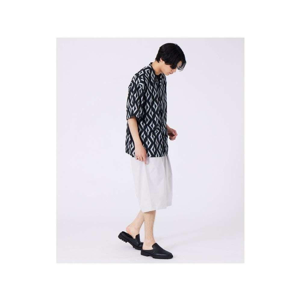 総柄シャツ　アーティスティック幾何学柄シャツ＆ペイズリー総柄シャツ