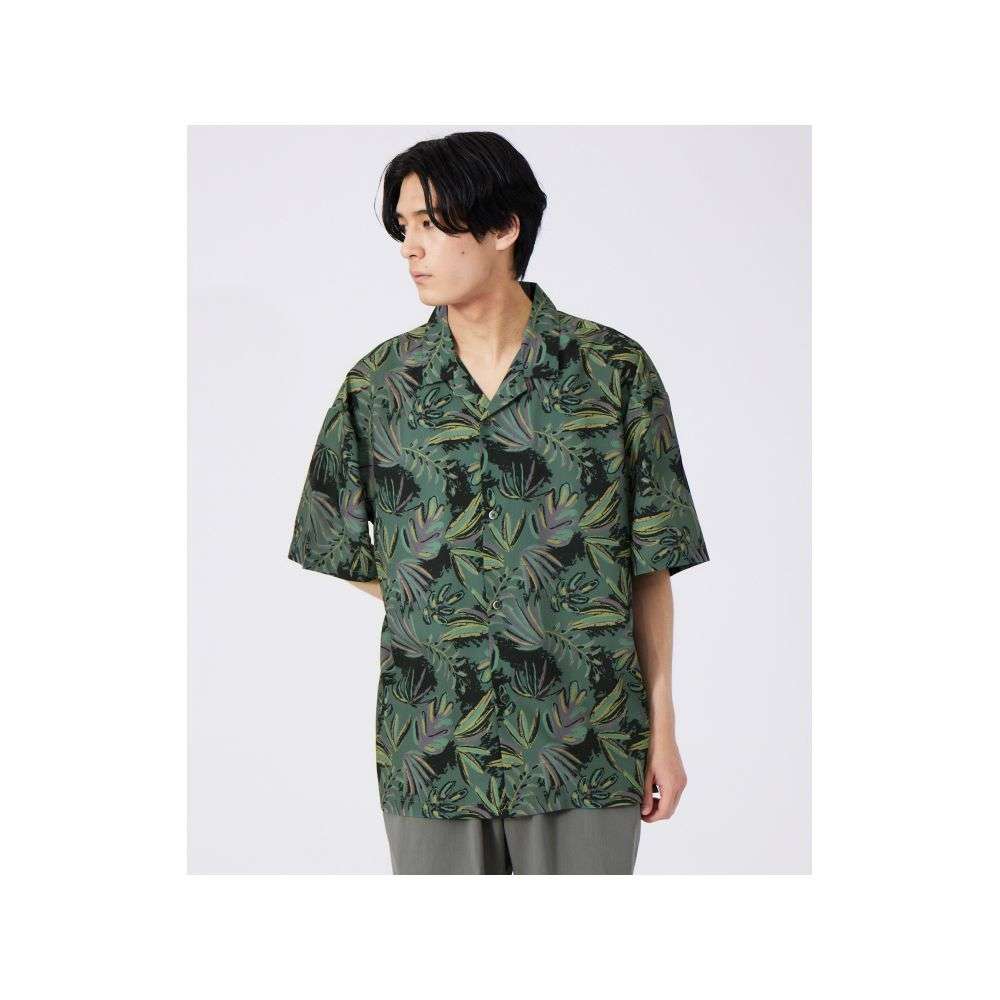 総柄シャツ　アーティスティック幾何学柄シャツ＆ペイズリー総柄シャツ