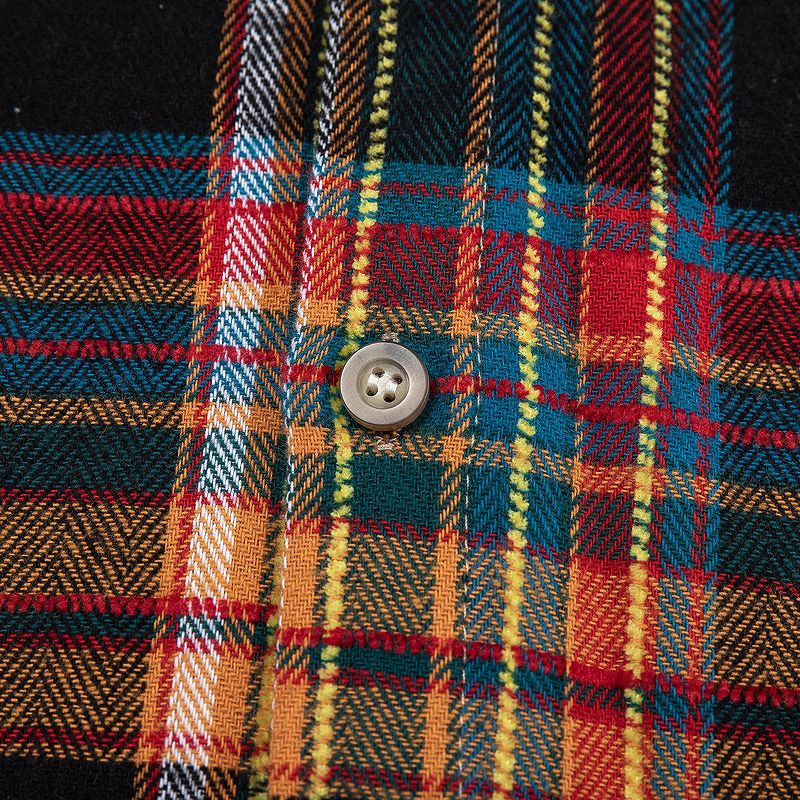 柄シャツ チェック柄長袖シャツ男女兼用カジュアル秋冬新作全２色