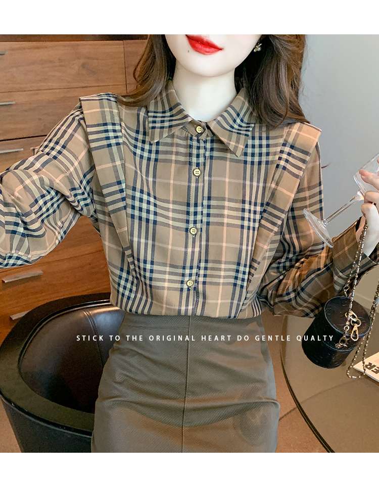 チェック柄シャツ　クラシカルチェックスタンダード柄シャツ