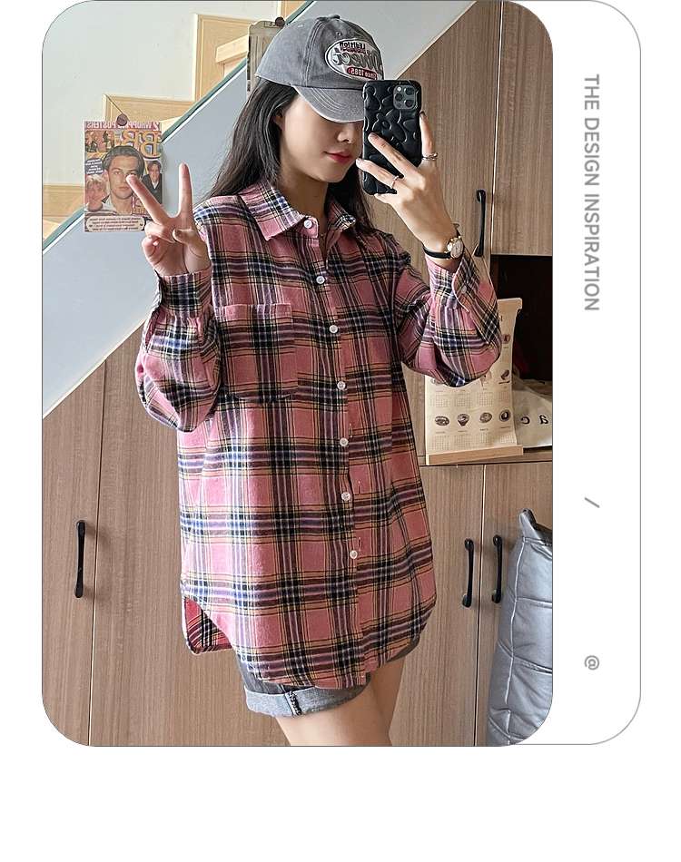 チェック柄シャツ　カジュアル感溢れる休閑シリーズ チェック柄シャツ