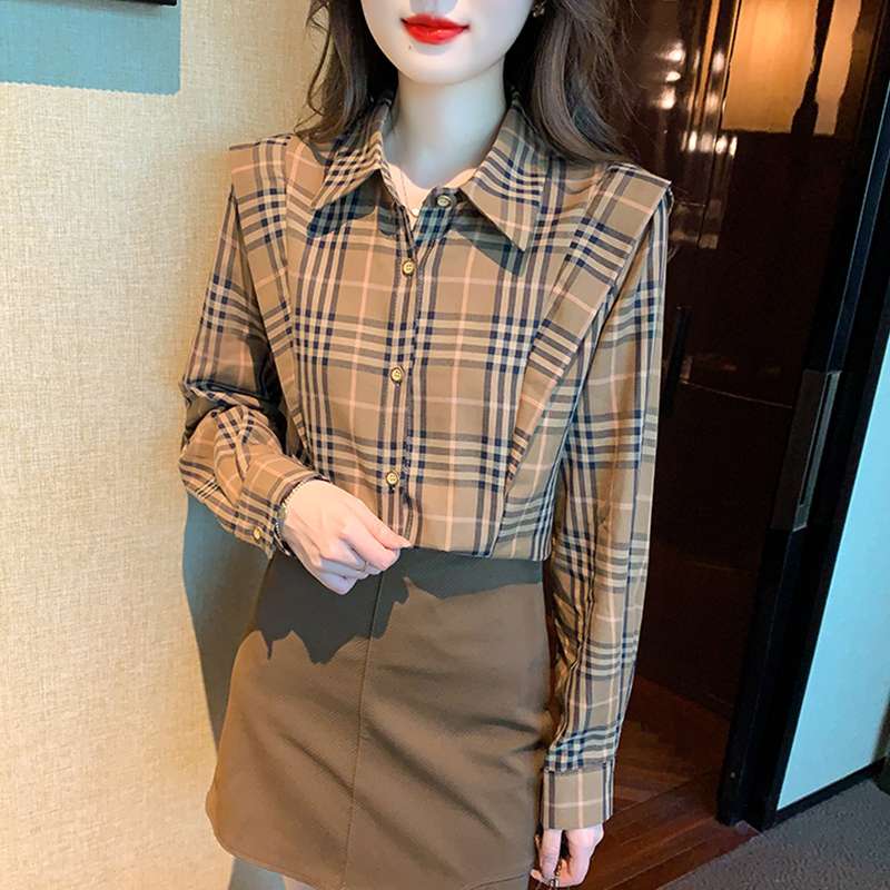 チェック柄シャツ　クラシカルチェックスタンダード柄シャツ