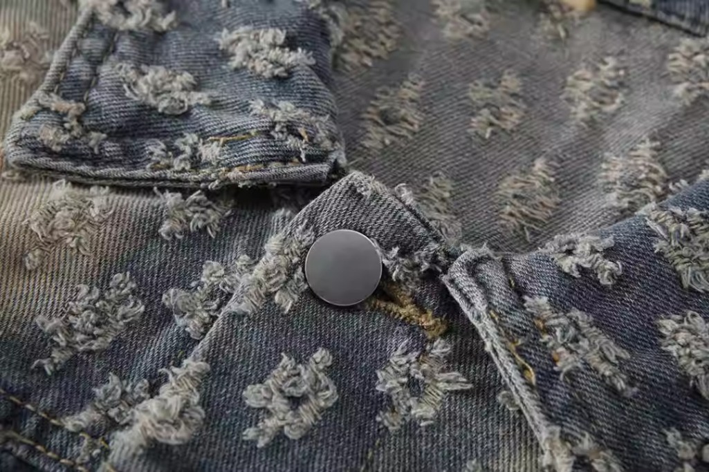 柄シャツ ペイズリー総柄ミリタリーワークジャケットシャツ