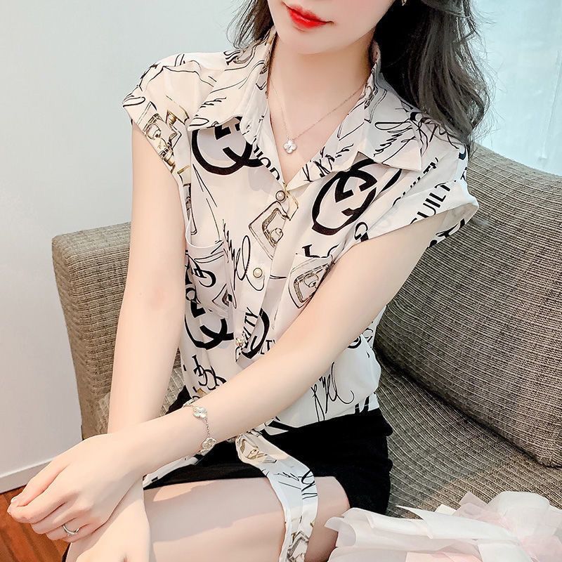 柄シャツ 柄シャツ 高級感あふれる筆書き模様シャツ