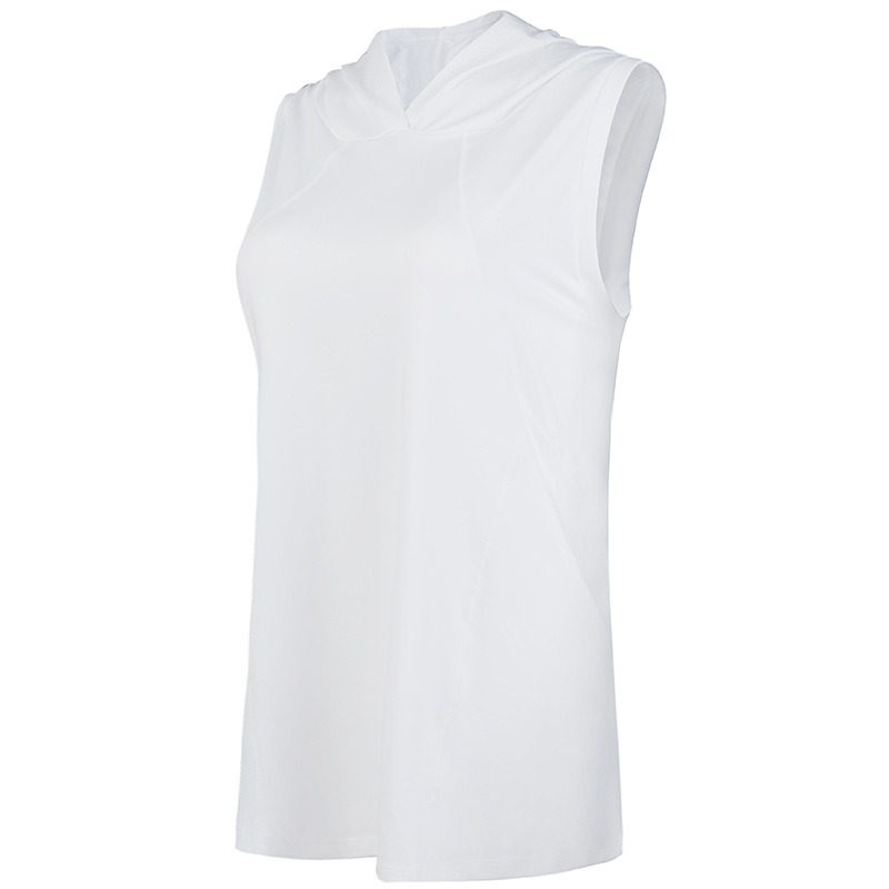 速乾フード付きタンクトップ トレーニング用スポーツウェア