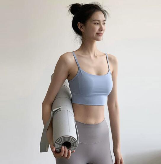 スポーツウェア レディース速乾キャミソール型ヨガ運動用トップス