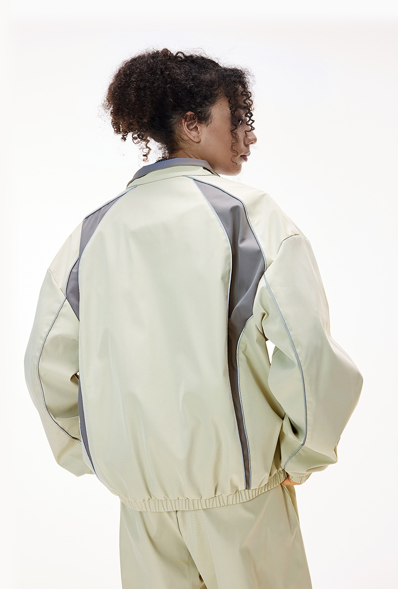 スポーツウェア メンズ レトロ風ジャージ上下セット 全3色