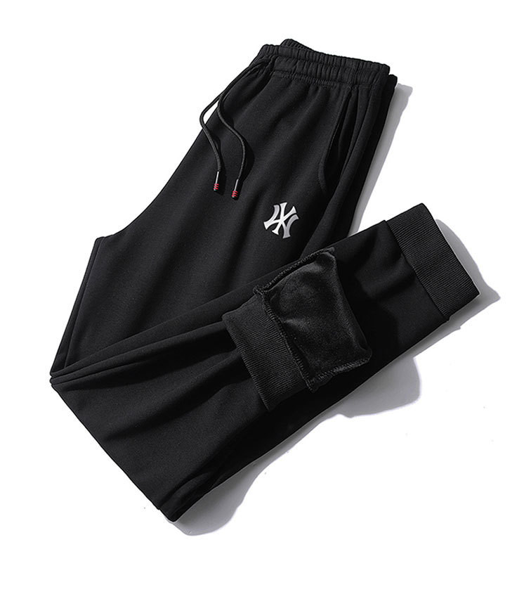 スポーツウェア メンズ裏ボア厚手スポーツパンツ秋冬用