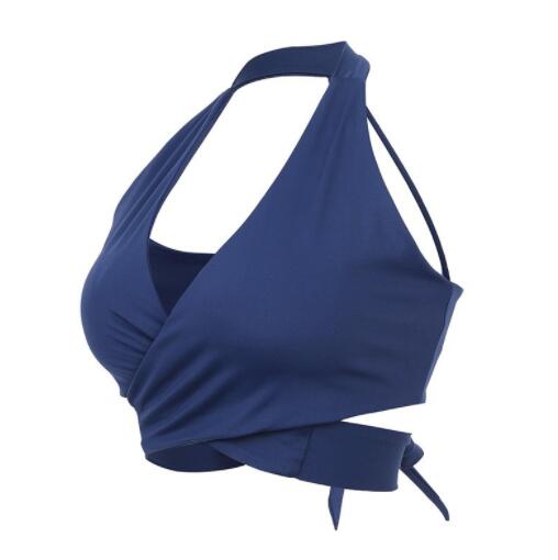 スポーツウェア レディース ホルターネック ヨガ トップス 速乾 運動着