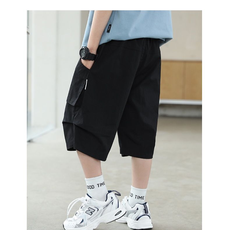 スポーツウェア 活動的キッズカーゴハーフパンツ