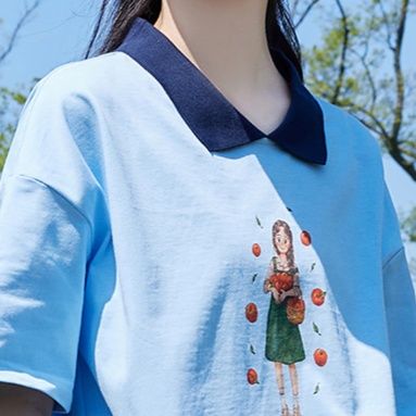 スポーツウェア イラスト襟付きポロシャツセット