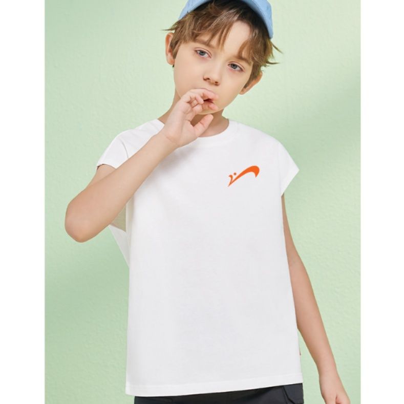 スポーツウェア キッズ用スポーツロゴ半袖Tシャツ