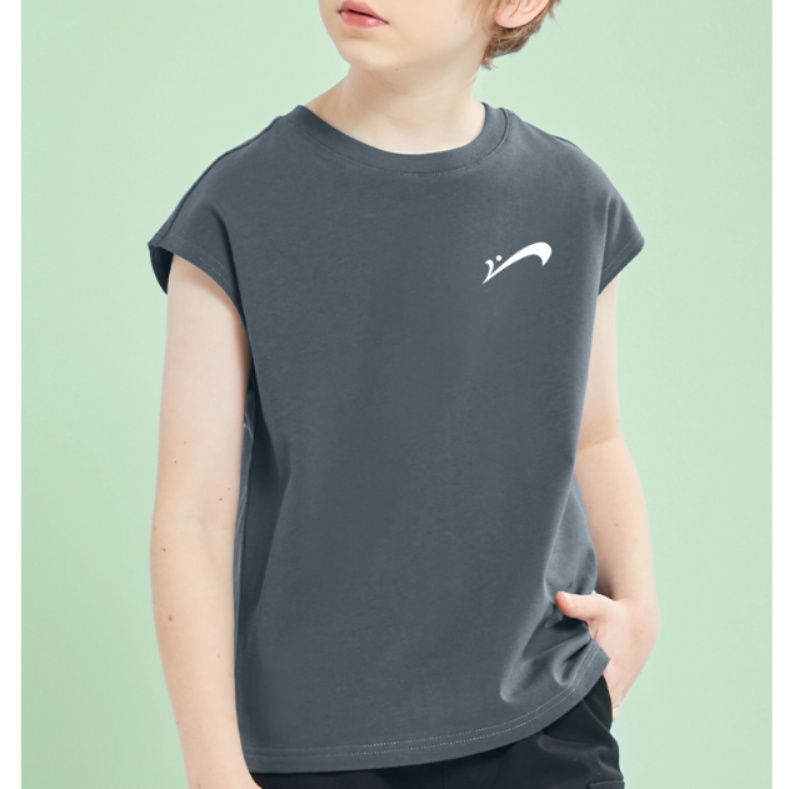 スポーツウェア キッズ用スポーツロゴ半袖Tシャツ