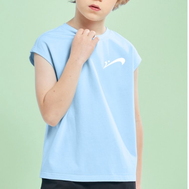 スポーツウェア キッズ用スポーツロゴ半袖Tシャツ