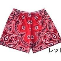 スポーツウェア メンズ ペイズリー柄 スポーツショーツ 全12色 四分丈