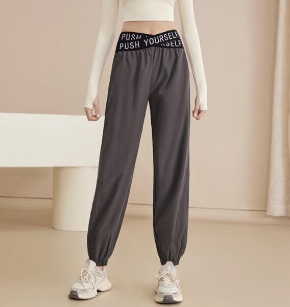 速乾ヨガパンツ レディース ジョガー スポーツウェア