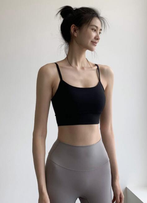 スポーツウェア レディース速乾キャミソール型ヨガ運動用トップス