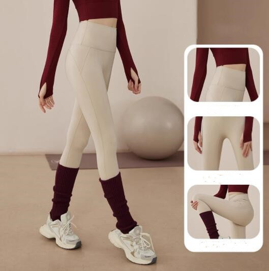 スポーツウェア 速乾ヨガパンツ ハイウエスト フィットネスレギンス