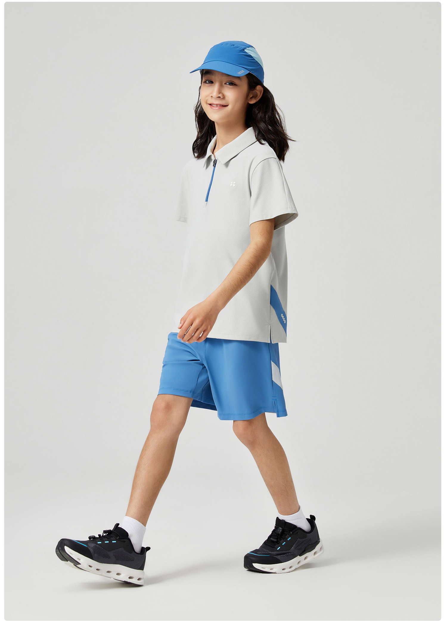 スポーツウェア キッズ さわやかテニスセットアップ